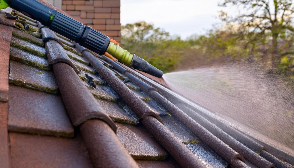 méthode de nettoyage de toiture